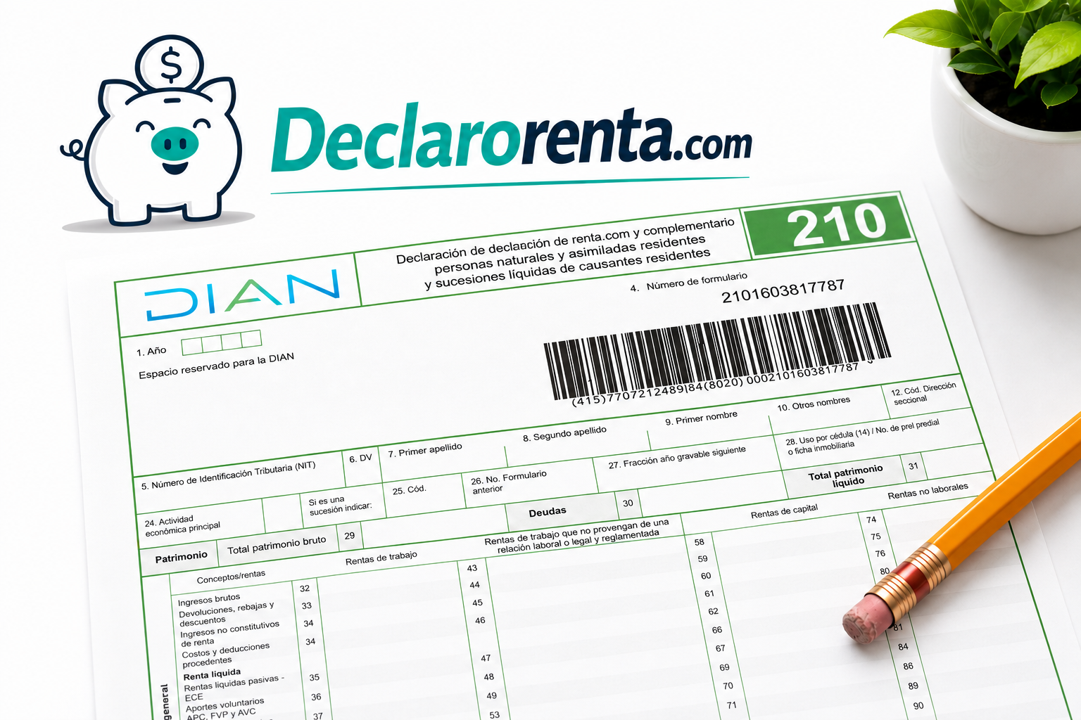 Declaración de renta personas naturales 2026